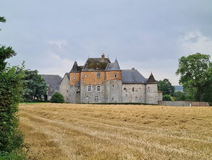Chateau d'Ossogne, Thuin, Belgium, Belgium